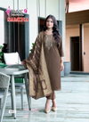 Samina Vol 1 by Mystic 9 Rayon Roman Silk Kurti With Bottom Dupatta Exporters In India